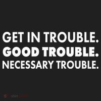 Get In Trouble Good Trouble Necessary Trouble Beanie thumb 2