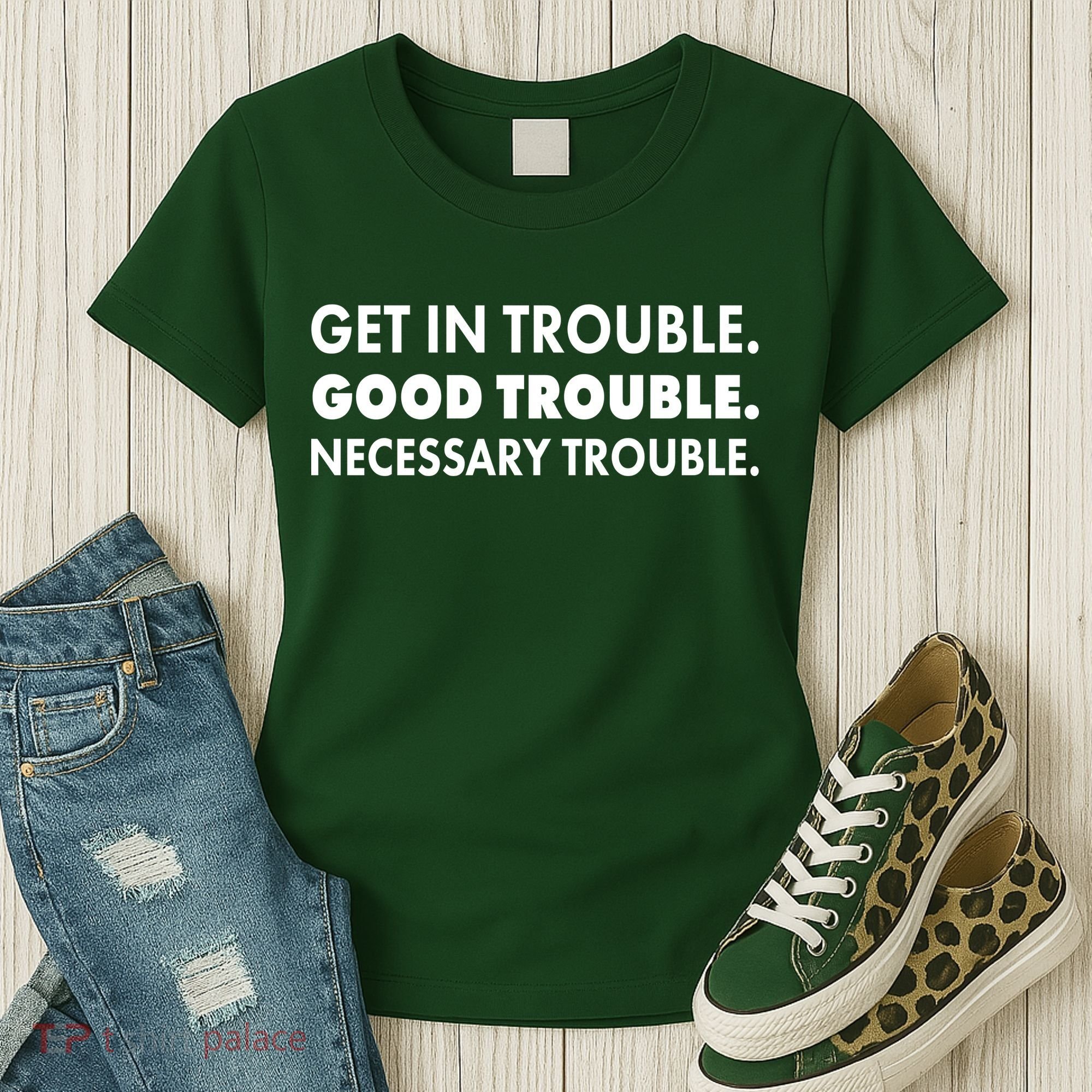 Get In Trouble Good Trouble Necessary Trouble Women's T-Shirt