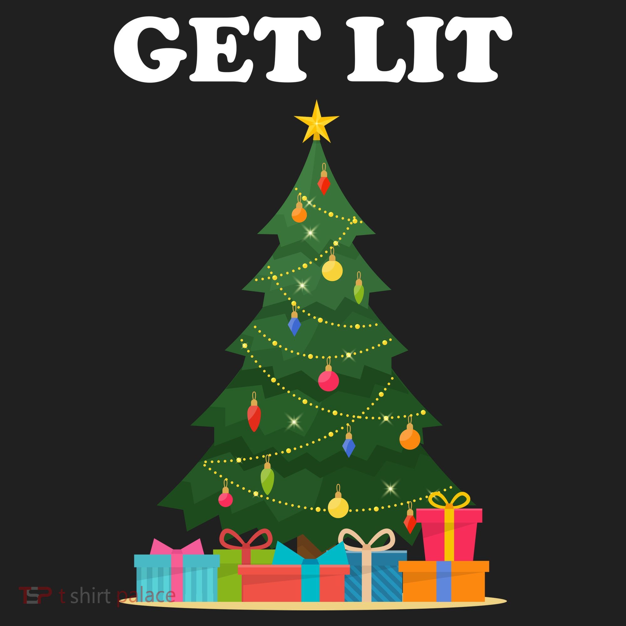 Get Lit Funny Christmas Women's Sweatshirt