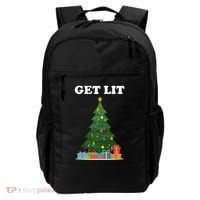 Get Lit Funny Christmas Backpack thumb 0