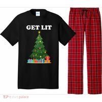 Get Lit Funny Christmas Pajama Set thumb 0