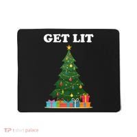 Get Lit Funny Christmas Mousepad thumb 0