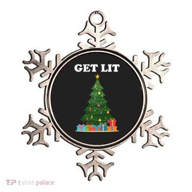 Get Lit Funny Christmas Ornament