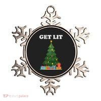 Get Lit Funny Christmas Ornament thumb 0