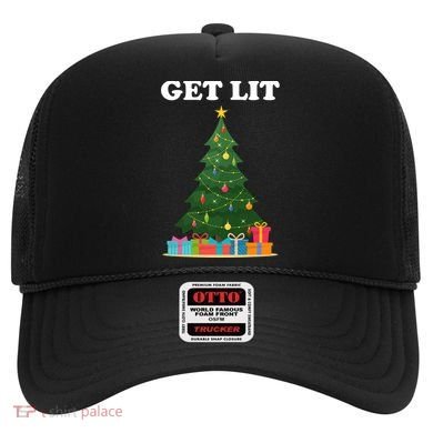 Get Lit Funny Christmas Hat