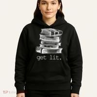 Get Lit Read Books Hoodie thumb 5