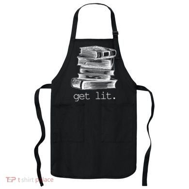 Get Lit Read Books Apron