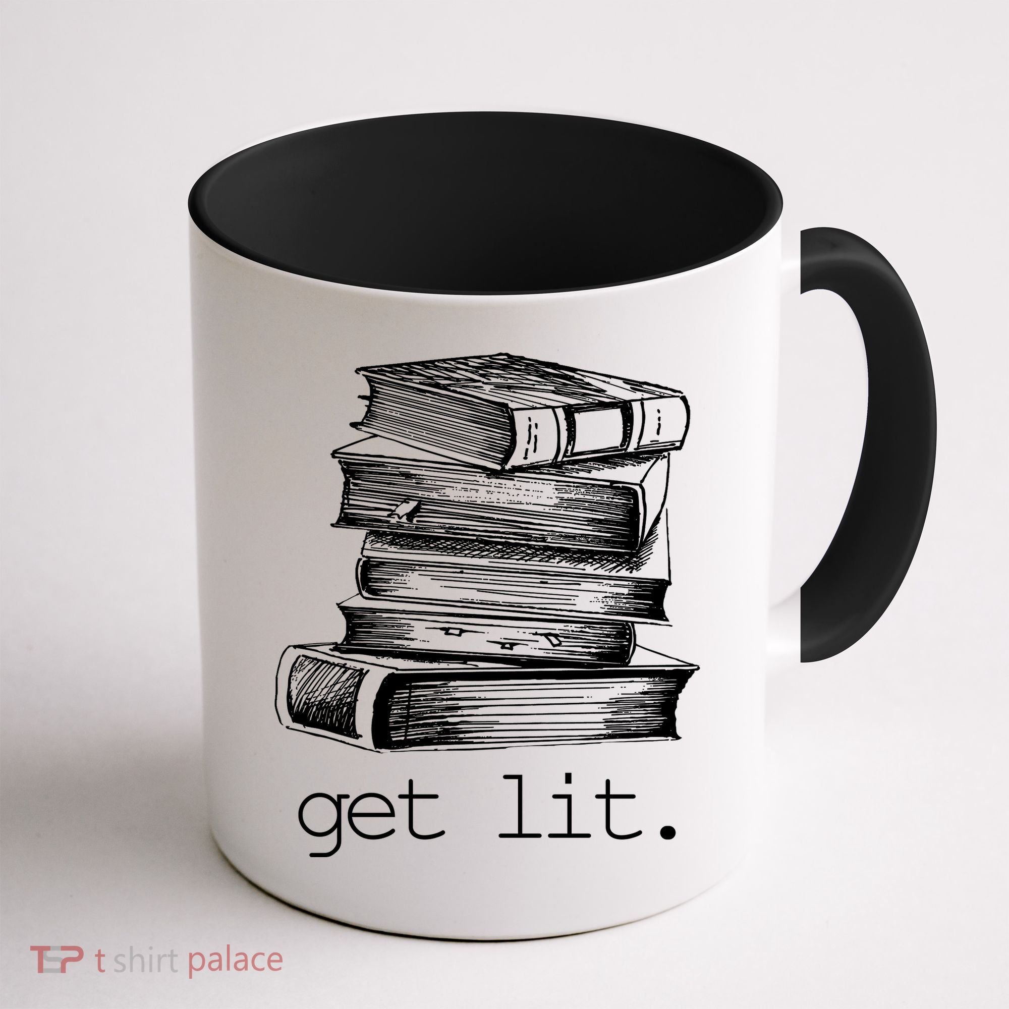 Get Lit Read Books Coffee Mug
