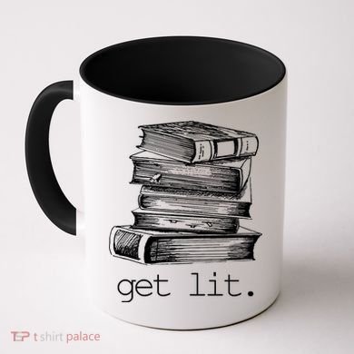 Get Lit Read Books Coffee Mug