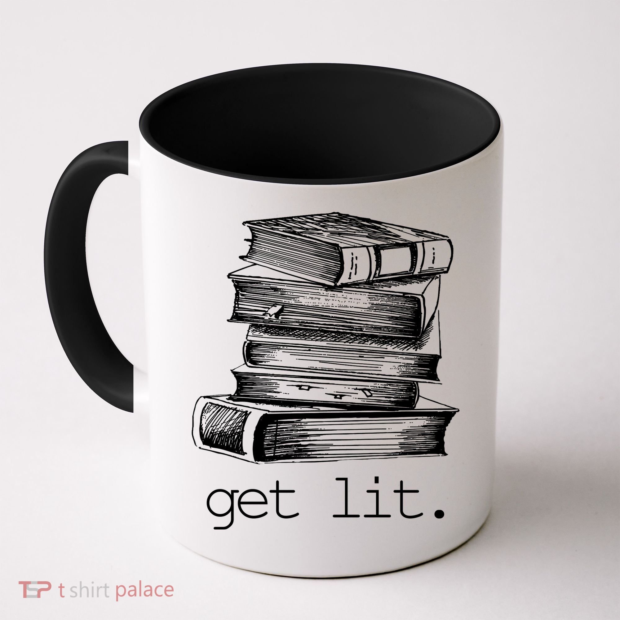 Get Lit Read Books Coffee Mug