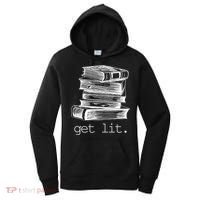 Get Lit Read Books Women's Hoodie thumb 0