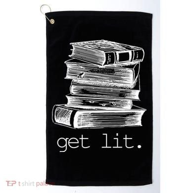 Get Lit Read Books Golf Towel