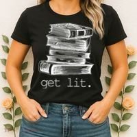 Get Lit Read Books Women's T-Shirt thumb 2