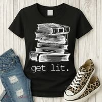 Get Lit Read Books Women's T-Shirt thumb 3