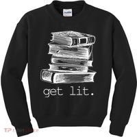 Get Lit Read Books Kids Sweatshirt thumb 0
