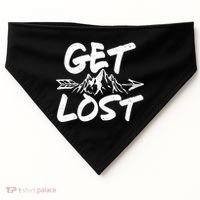 Get Lost Nature Wilderness Lover USA-Made Doggie Bandana thumb 0