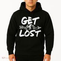 Get Lost Nature Wilderness Lover Hoodie thumb 2