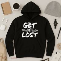 Get Lost Nature Wilderness Lover Hoodie thumb 3