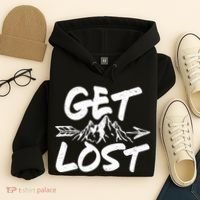 Get Lost Nature Wilderness Lover Hoodie thumb 4