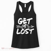 Get Lost Nature Wilderness Lover Women's Tank Top thumb 0