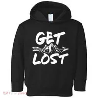 Get Lost Nature Wilderness Lover Toddler Hoodie thumb 0