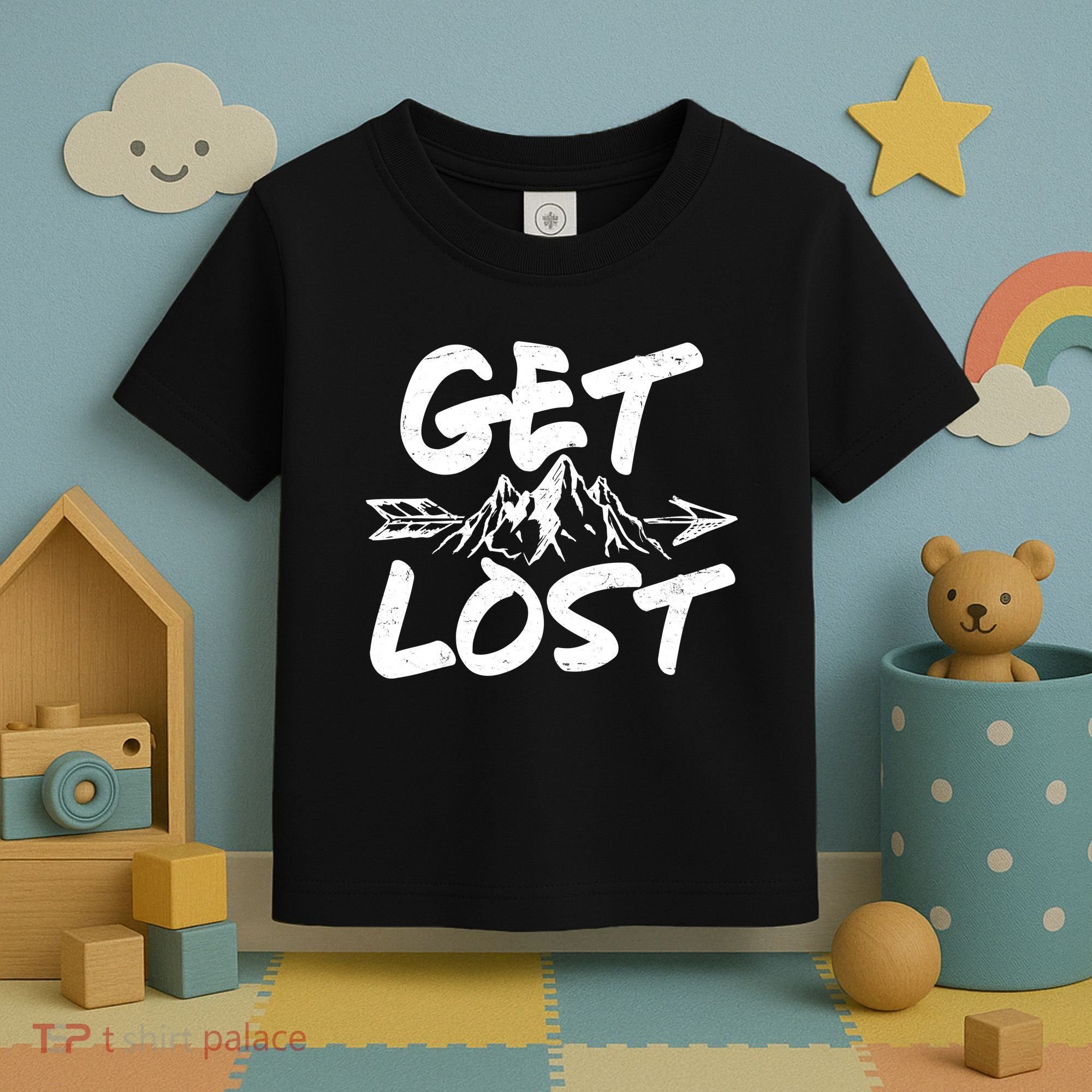 Get Lost Nature Wilderness Lover Toddler T-Shirt