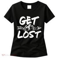 Get Lost Nature Wilderness Lover Women's T-Shirt thumb 0