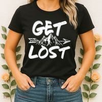 Get Lost Nature Wilderness Lover Women's T-Shirt thumb 2