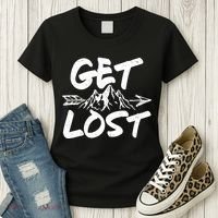Get Lost Nature Wilderness Lover Women's T-Shirt thumb 3