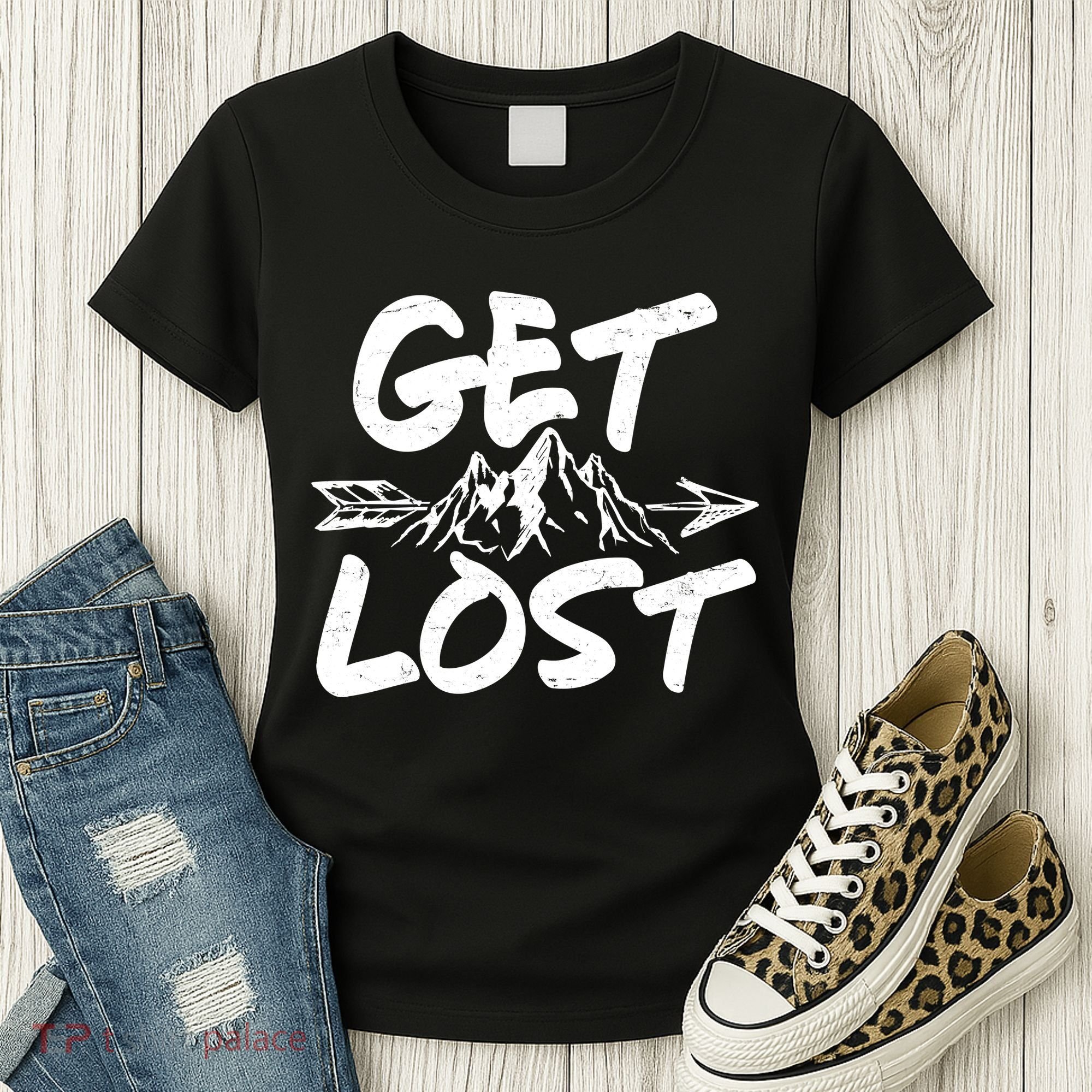 Get Lost Nature Wilderness Lover Women's T-Shirt
