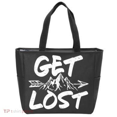 Get Lost Nature Wilderness Lover Tote Bag