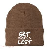 Get Lost Nature Wilderness Lover Beanie thumb 0