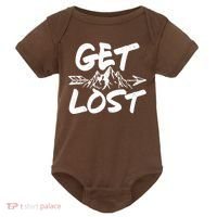 Get Lost Nature Wilderness Lover Baby Bodysuit thumb 0