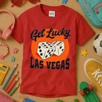 Get Lucky Las Vegas Kids T-Shirt thumb 3
