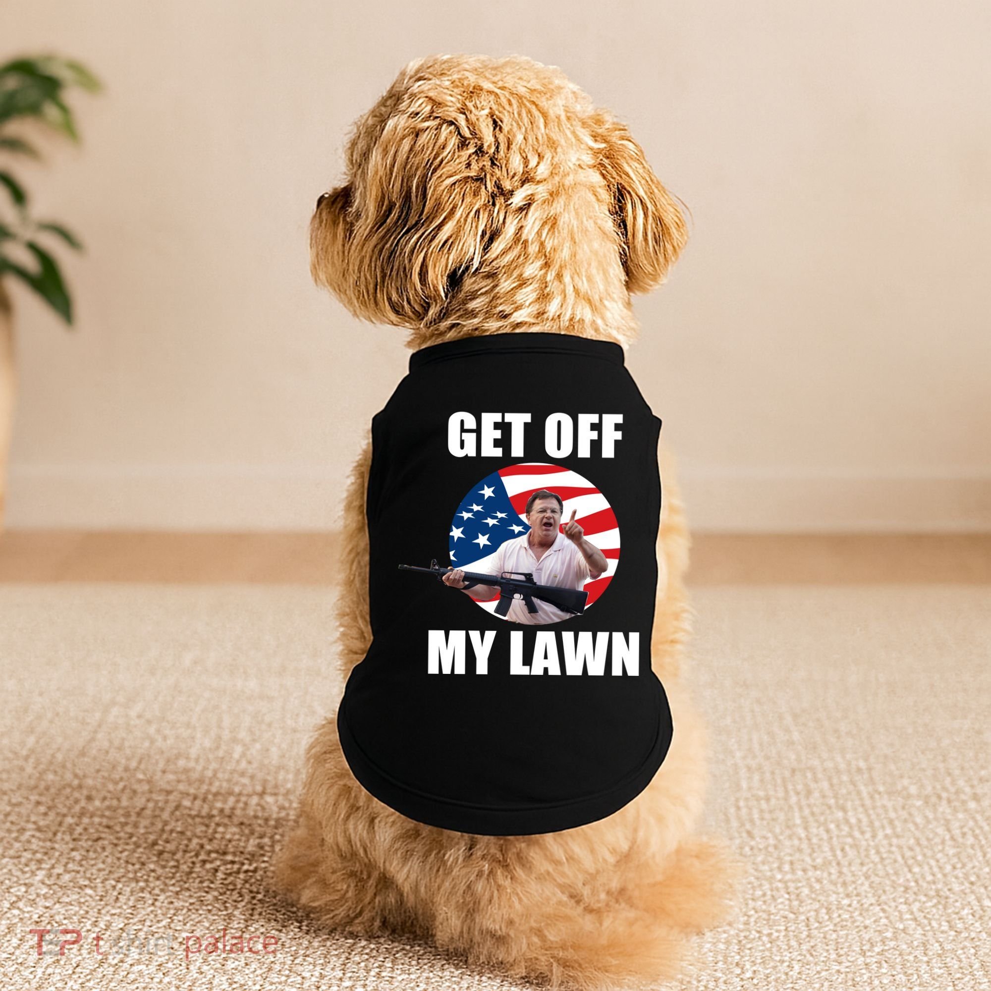 Get Off My Lawn Ken And Karen Doggie Tank