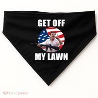 Get Off My Lawn Ken And Karen USA-Made Doggie Bandana thumb 0