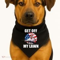 Get Off My Lawn Ken And Karen USA-Made Doggie Bandana thumb 1