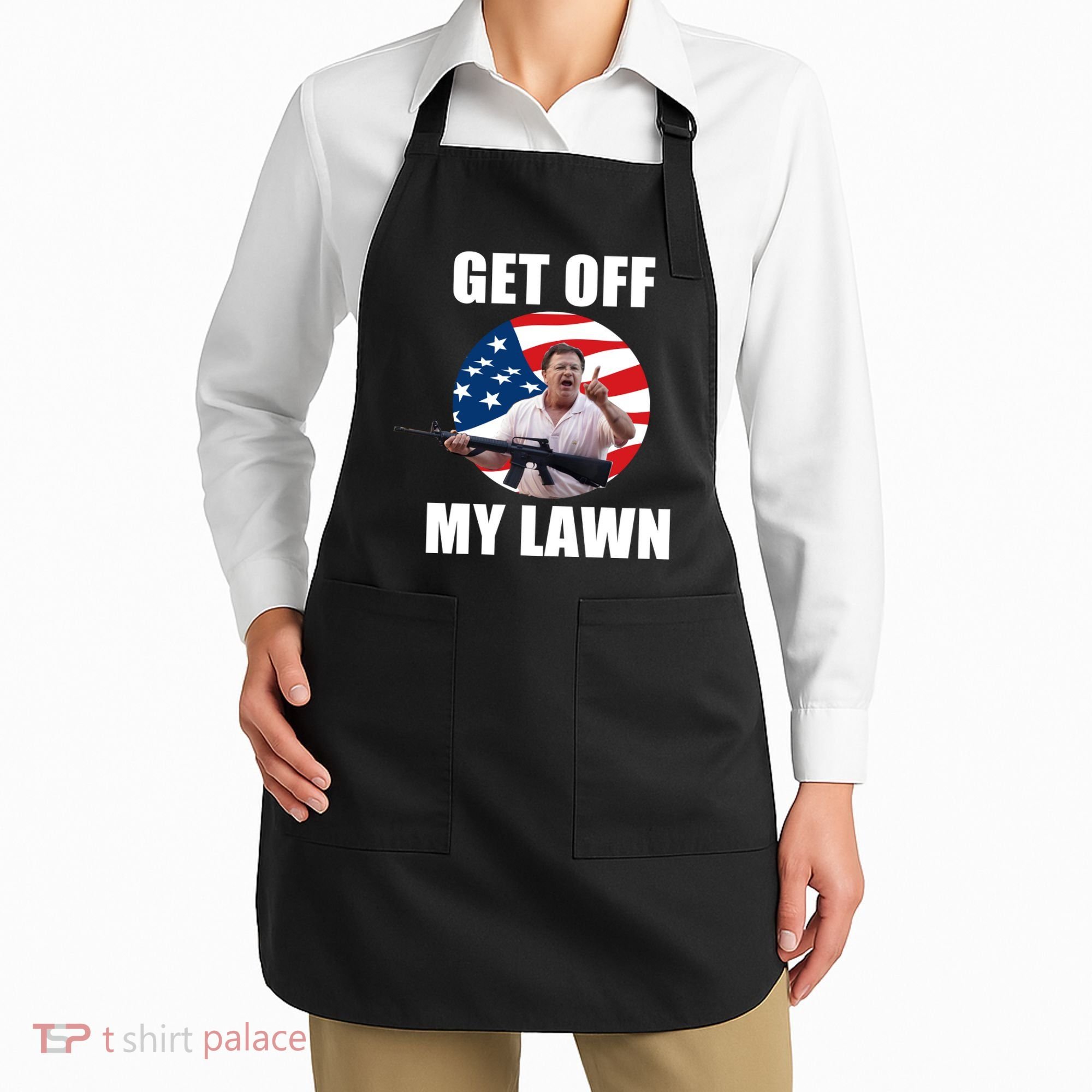 Get Off My Lawn Ken And Karen Apron