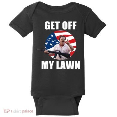 Get Off My Lawn Ken And Karen Baby Bodysuit