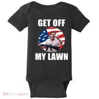 Get Off My Lawn Ken And Karen Baby Bodysuit thumb 0