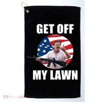 Get Off My Lawn Ken And Karen Golf Towel thumb 0
