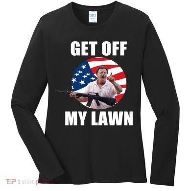 Get Off My Lawn Ken And Karen Women's Long Sleeve Shirt