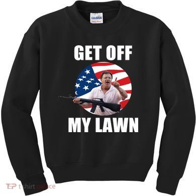 Get Off My Lawn Ken And Karen Kids Sweatshirt