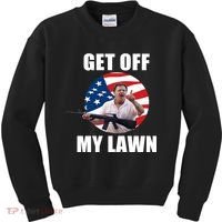 Get Off My Lawn Ken And Karen Kids Sweatshirt thumb 0