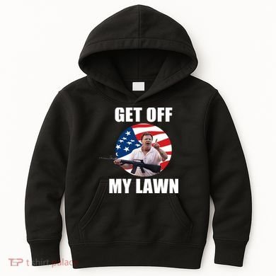 Get Off My Lawn Ken And Karen Kids Hoodie