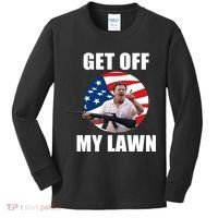 Get Off My Lawn Ken And Karen Kids Long Sleeve Shirt thumb 0