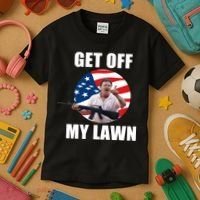 Get Off My Lawn Ken And Karen Kids T-Shirt thumb 3