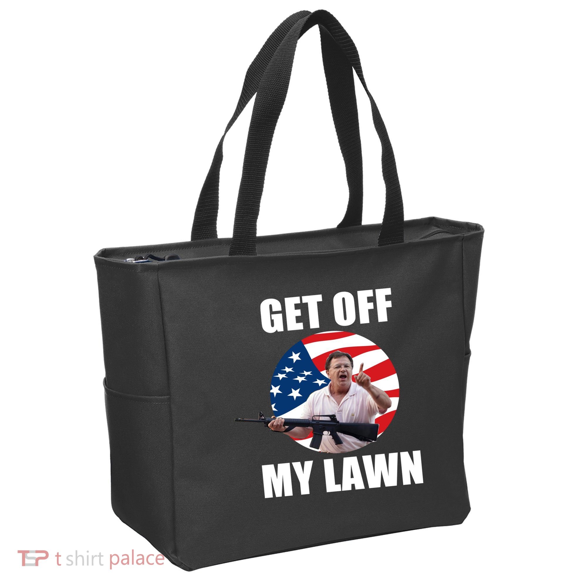 Get Off My Lawn Ken And Karen Tote Bag