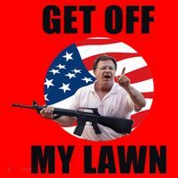 Get Off My Lawn Ken And Karen Santa Hat thumb 1