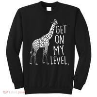 Get On My Level Giraffe Sweatshirt thumb 0